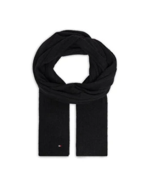 Tommy Hilfiger Szalik Flag Fluffy AW0AW17787 Czarny