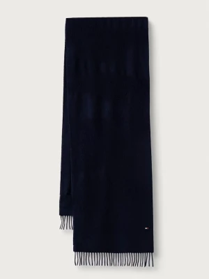Tommy Hilfiger szalik męski kaszmirowy granatowy