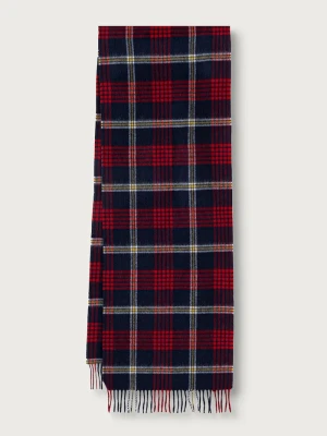 Tommy Hilfiger szalik męski wełniany bordowy