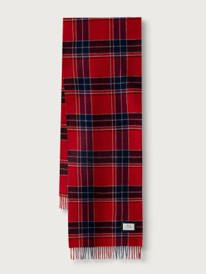 Tommy Hilfiger szalik męski wełniany czerwony