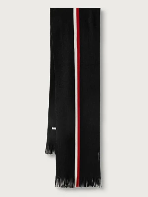 Tommy Hilfiger szalik męski z wełną czarny