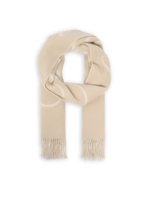 Tommy Hilfiger Szalik Script Logo AW0AW17786 Beżowy