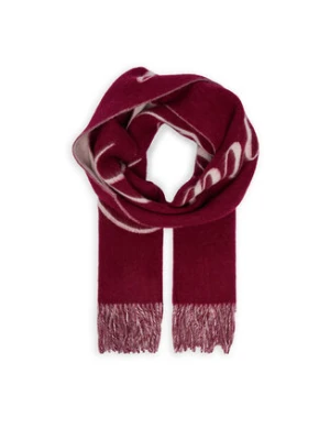 Tommy Hilfiger Szalik Script Logo AW0AW17786 Bordowy