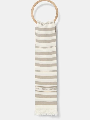 Tommy Hilfiger szalik z domieszką lnu