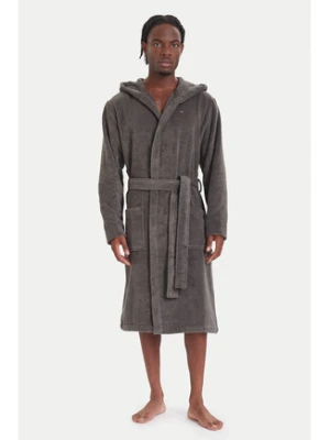 Tommy Hilfiger Szlafrok Icon Hooded Bathrobe 2S87905573 Szary