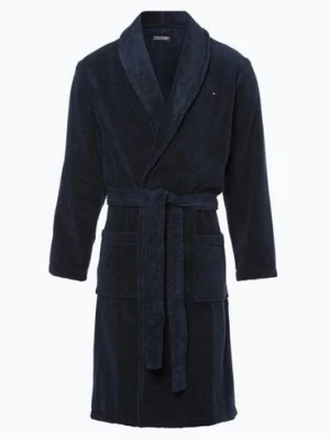 Tommy Hilfiger Szlafrok Mężczyźni Bawełna niebieski,