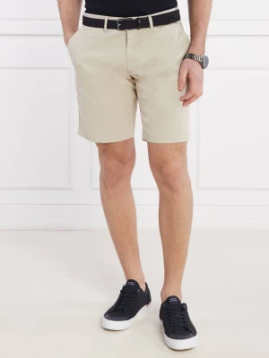 Tommy Hilfiger Szorty chino BROOKLYN 1985 | Slim Fit beżowy