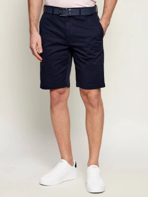 Tommy Hilfiger Szorty chino Denton | Slim Fit granatowy