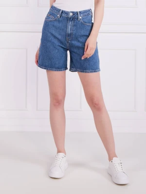 Tommy Hilfiger Szorty DNM FLARE SHORT HW JUNE | Regular Fit | denim
