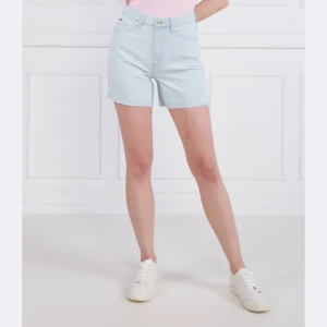 Tommy Hilfiger Szorty DNM STRAIGHT SHORT HW KIRA | Regular Fit