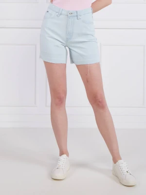 Tommy Hilfiger Szorty DNM STRAIGHT SHORT HW KIRA | Regular Fit