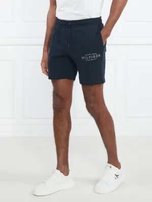 Tommy Hilfiger Szorty HILFIGER CURVE LOGO SWEATSHORT | Regular Fit