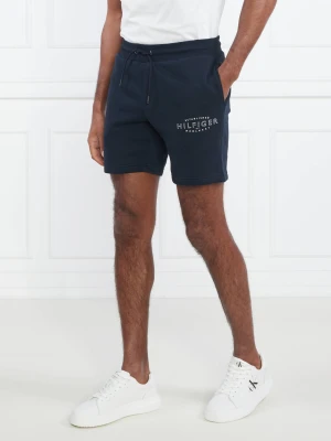 Tommy Hilfiger Szorty HILFIGER CURVE LOGO SWEATSHORT | Regular Fit