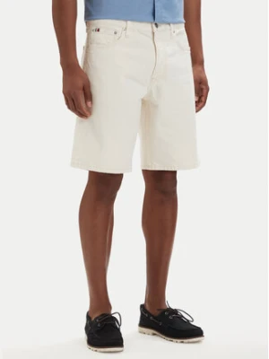 Tommy Hilfiger Szorty jeansowe Dover Washed MW0MW42556 Kremowy Regular Fit