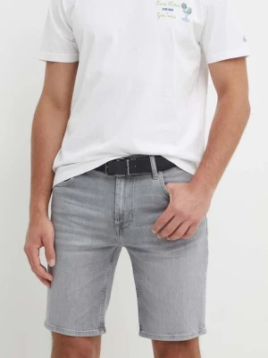 Zdjęcie produktu Tommy Hilfiger szorty jeansowe męskie kolor szary MW0MW35177