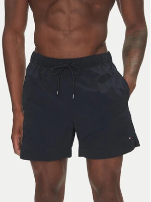 Tommy Hilfiger Szorty kąpielowe Essential UM0UM02793 Granatowy Regular Fit