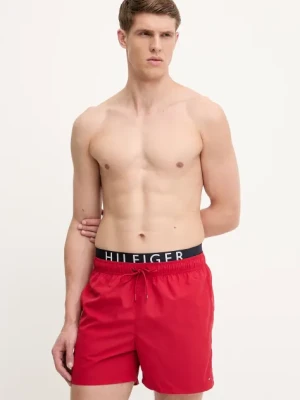 Tommy Hilfiger szorty kąpielowe kolor czerwony UM0UM03489