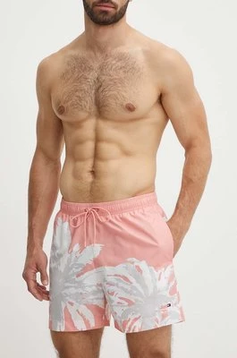 Tommy Hilfiger szorty kąpielowe kolor różowy UM0UM03298