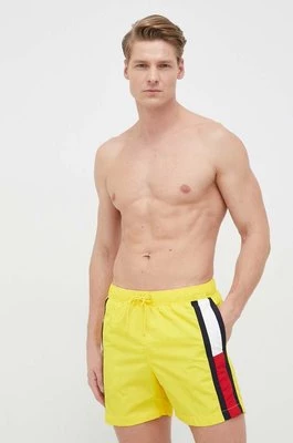 Tommy Hilfiger szorty kąpielowe kolor żółty
