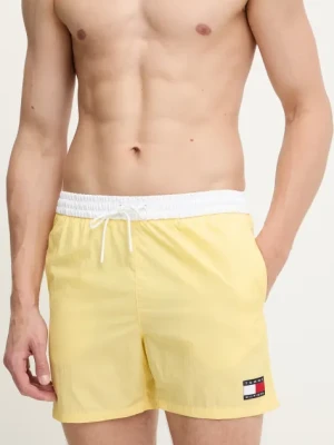 Tommy Hilfiger szorty kąpielowe kolor żółty UM0UM03455