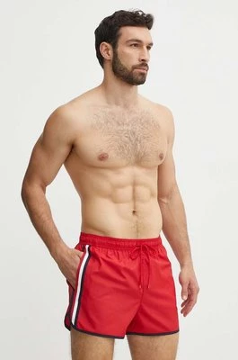 Tommy Hilfiger szorty kąpielowe męskie kolor czerwony UM0UM03217CHEAPER