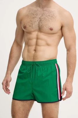 Tommy Hilfiger szorty kąpielowe męskie kolor zielony UM0UM03217