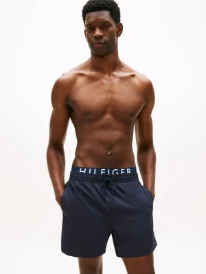 Tommy Hilfiger Szorty kąpielowe | Regular Fit granatowy