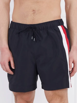 Tommy Hilfiger Szorty kąpielowe | Regular Fit granatowy
