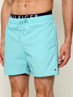 Tommy Hilfiger Szorty kąpielowe | Regular Fit turkusowy