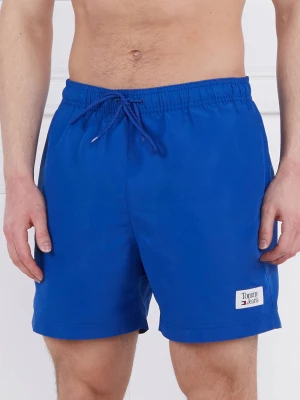 Tommy Hilfiger Szorty kąpielowe | Slim Fit niebieski