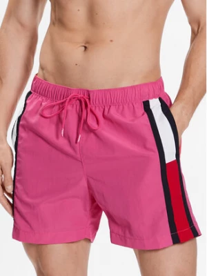 Tommy Hilfiger Szorty kąpielowe UM0UM02730 Różowy Slim Fit