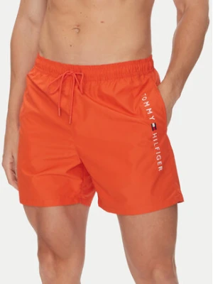 Tommy Hilfiger Szorty kąpielowe UM0UM03258 Pomarańczowy Regular Fit