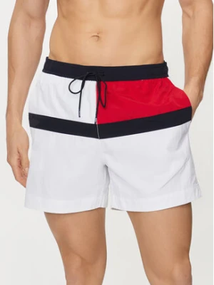 Tommy Hilfiger Szorty kąpielowe UM0UM03259 Biały Regular Fit
