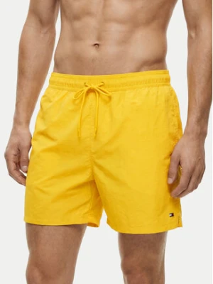 Tommy Hilfiger Szorty kąpielowe UM0UM03477 Żółty Regular Fit