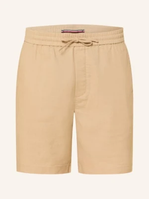 Tommy Hilfiger Szorty Lniane Dover Regular Fit gruen