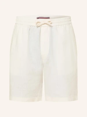 Tommy Hilfiger Szorty Lniane Dover Regular Fit weiss