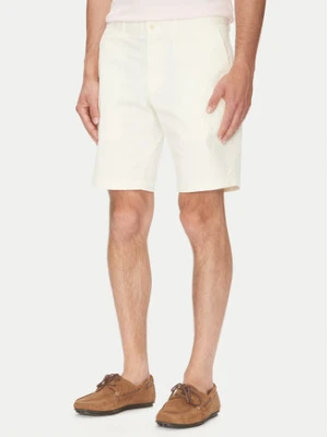 Tommy Hilfiger Szorty materiałowe Brooklyn MW0MW23563 Écru Regular Fit Kremowy
