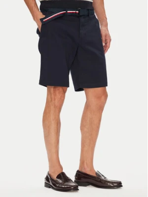 Tommy Hilfiger Szorty materiałowe Brooklyn MW0MW39706 Granatowy Regular Fit