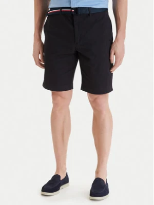 Tommy Hilfiger Komplet szorty i pasek Denton MW0MW42349 Czarny Slim Fit