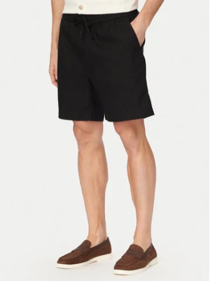 Tommy Hilfiger Szorty materiałowe Dover MW0MW44354 Czarny Regular Fit