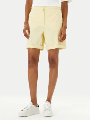 Tommy Hilfiger Szorty materiałowe WW0WW42457 Żółty Regular Fit