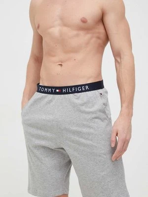 Tommy Hilfiger szorty piżamowe bawełniane kolor szary gładka UM0UM03080