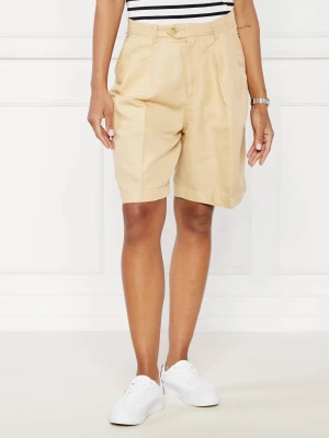 Tommy Hilfiger Bermudy | Regular Fit | z dodatkiem lnu