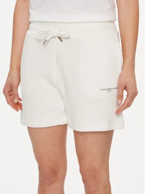 Tommy Hilfiger Szorty sportowe 1985 WW0WW38348 Écru Kremowy