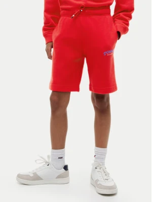Tommy Hilfiger Szorty sportowe KB0KB10242 Czerwony jasny Regular Fit