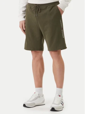 Tommy Hilfiger Szorty sportowe UM0UM03452 Zielony Regular Fit