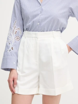 Tommy Hilfiger szorty z domieszką lnu