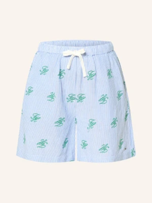 Tommy Hilfiger Szorty Z Lnem blau