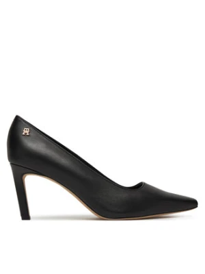 Tommy Hilfiger Szpilki Logo Pump Slanted Hl FW0FW08993 Czarny