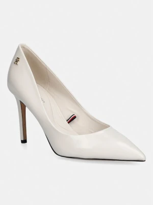 Tommy Hilfiger szpilki skórzane ESSENTIAL POINTED PUMP